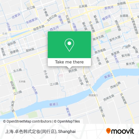 上海.卓色韩式定妆(闵行店) map