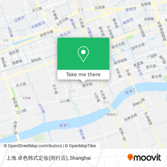 上海.卓色韩式定妆(闵行店) map