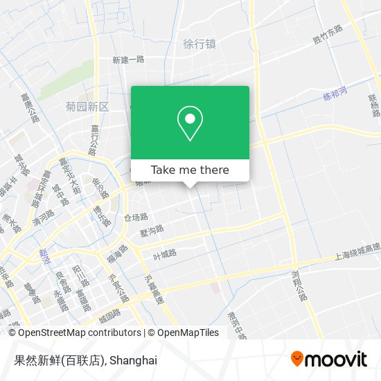 果然新鲜(百联店) map