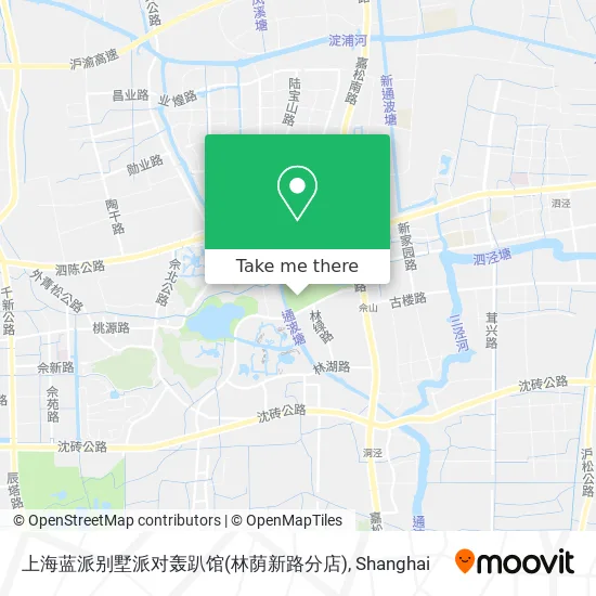 上海蓝派别墅派对轰趴馆(林荫新路分店) map