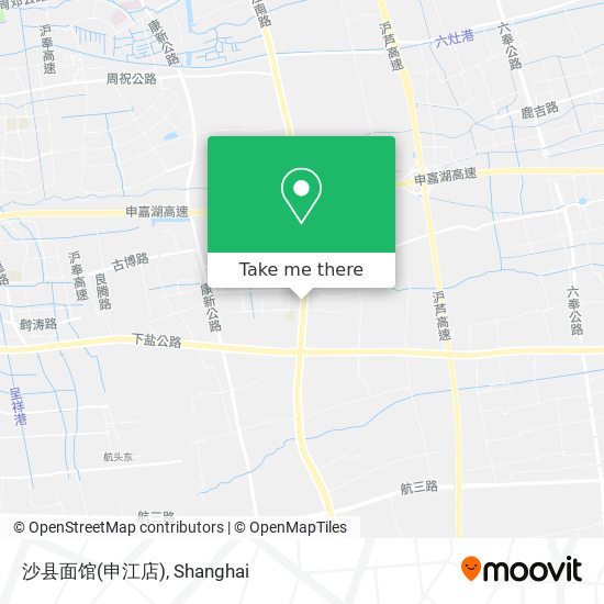 沙县面馆(申江店) map