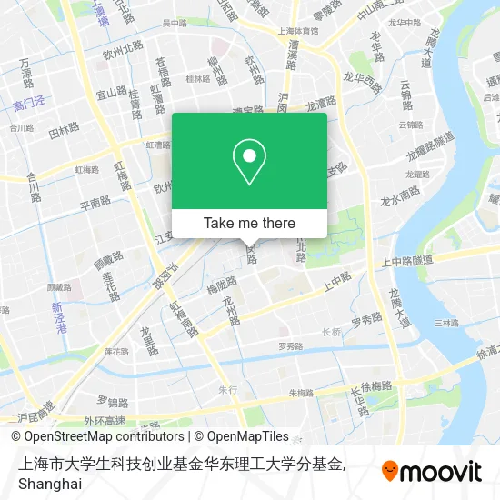 上海市大学生科技创业基金华东理工大学分基金 map