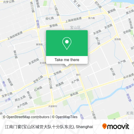 江南门窗(宝山区城管大队十分队东北) map