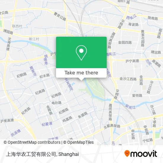 上海华农工贸有限公司 map