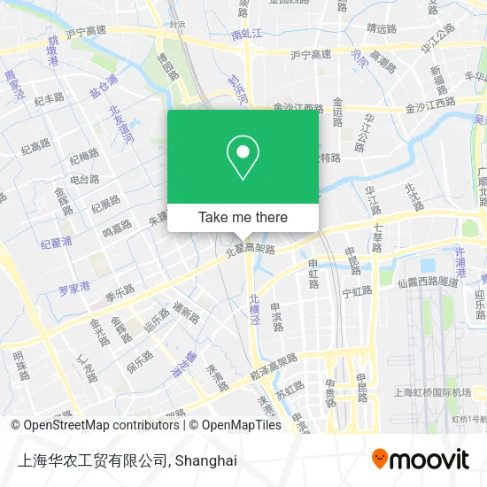 上海华农工贸有限公司 map
