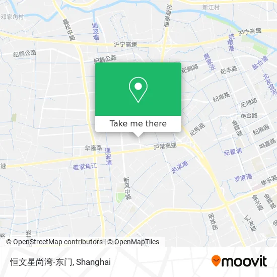 恒文星尚湾-东门 map
