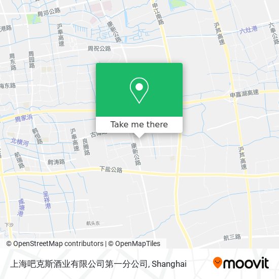 上海吧克斯酒业有限公司第一分公司 map