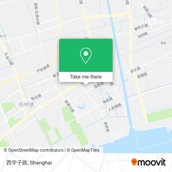 西学子路 map