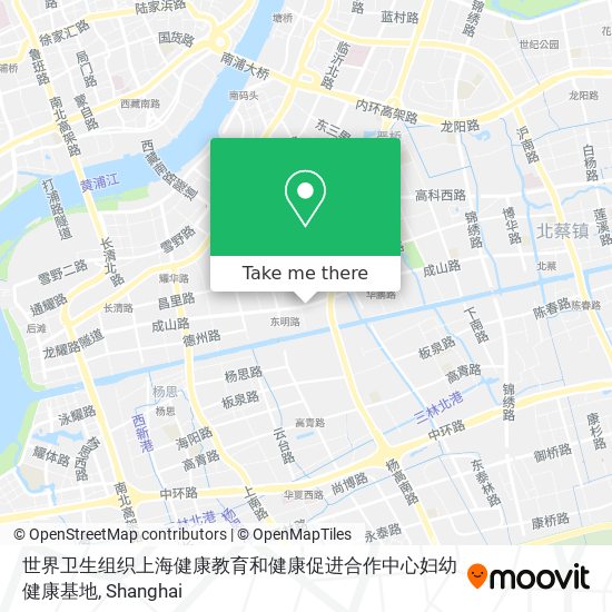 世界卫生组织上海健康教育和健康促进合作中心妇幼健康基地 map