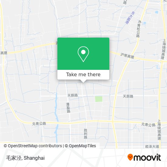 毛家泾 map