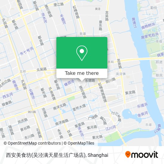 西安美食坊(吴泾满天星生活广场店) map