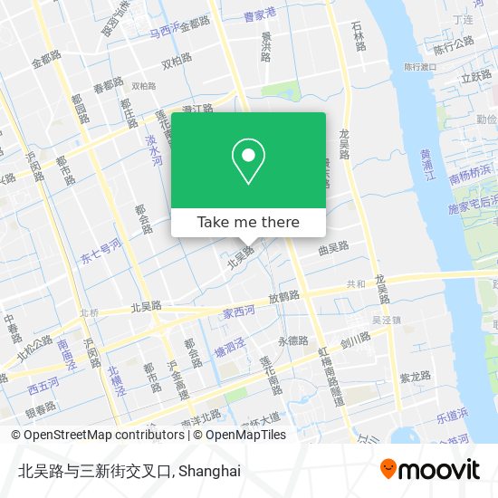 北吴路与三新街交叉口 map