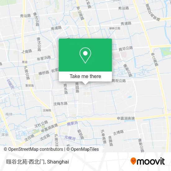 颐谷北苑-西北门 map