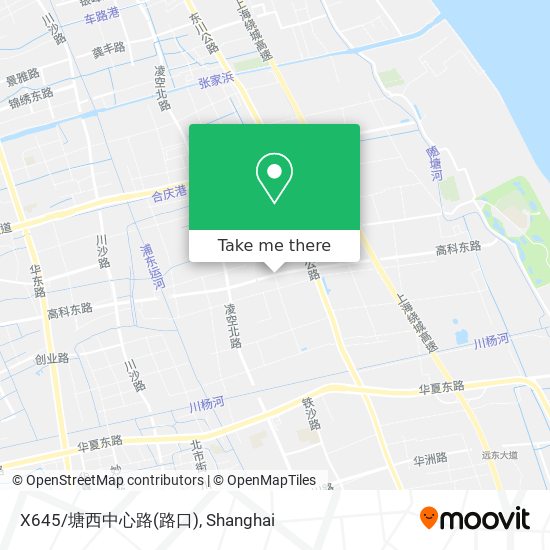 X645/塘西中心路(路口) map