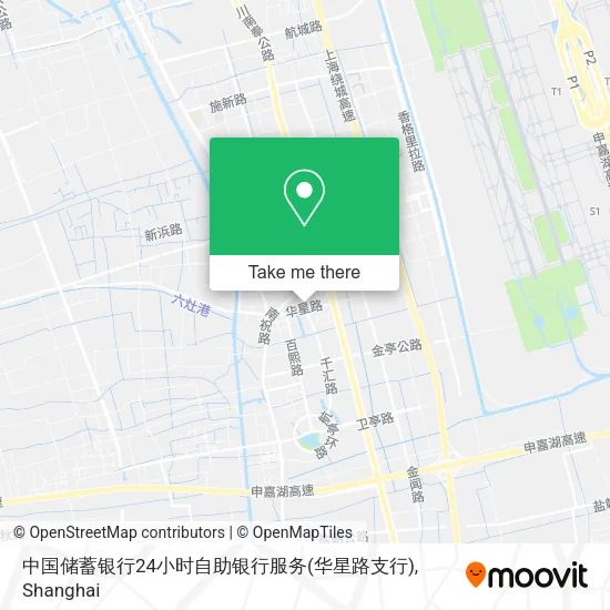 中国储蓄银行24小时自助银行服务(华星路支行) map