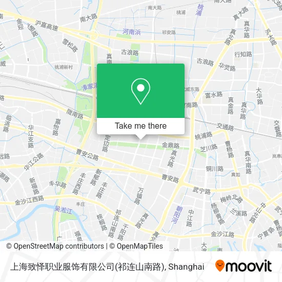 上海致怿职业服饰有限公司(祁连山南路) map