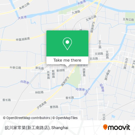 皖川家常菜(新工南路店) map