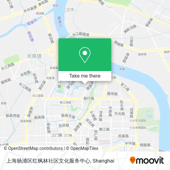 上海杨浦区红枫林社区文化服务中心 map