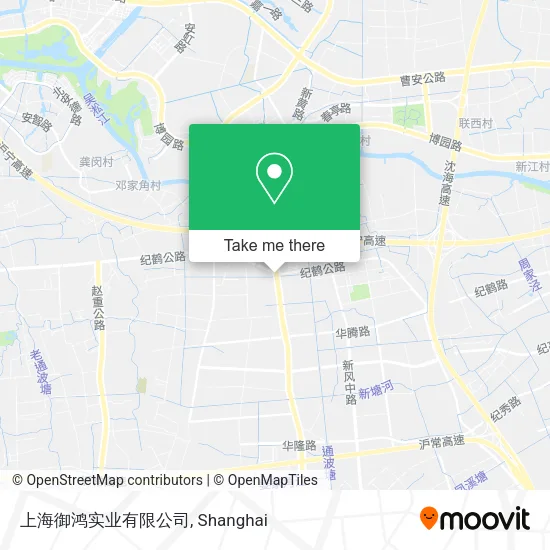 上海御鸿实业有限公司 map