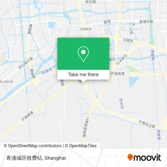 青浦城区收费站 map