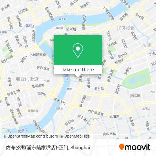 佑海公寓(浦东陆家嘴店)-正门 map