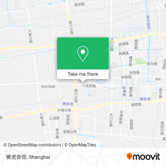 狮虎兽馆 map