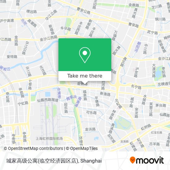 城家高级公寓(临空经济园区店) map