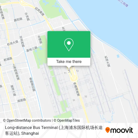 Long-distance Bus Terminal (上海浦东国际机场长途客运站) map