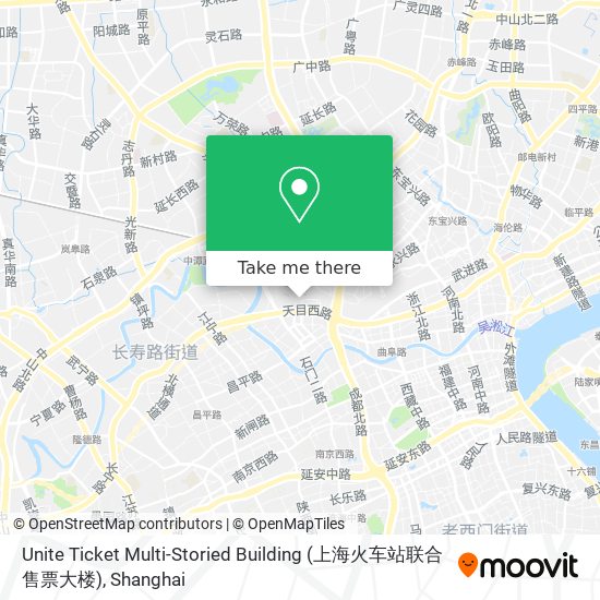 Unite Ticket Multi-Storied Building (上海火车站联合售票大楼) map
