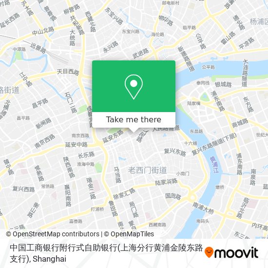 中国工商银行附行式自助银行(上海分行黄浦金陵东路支行) map