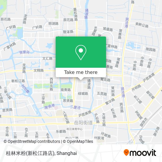 桂林米粉(新松江路店) map