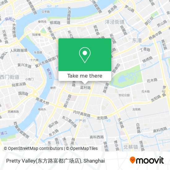 Pretty Valley(东方路富都广场店) map