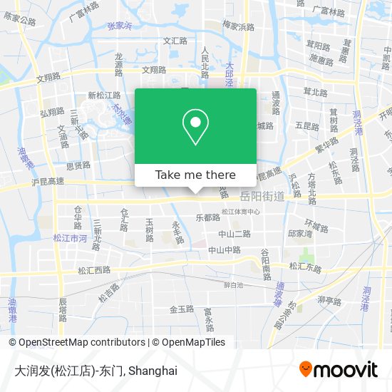 大润发(松江店)-东门 map