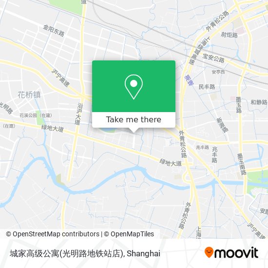 城家高级公寓(光明路地铁站店) map