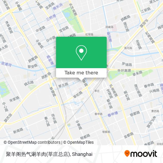 聚羊阁热气涮羊肉(莘庄总店) map