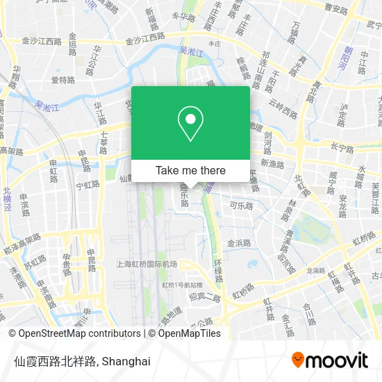 仙霞西路北祥路 map