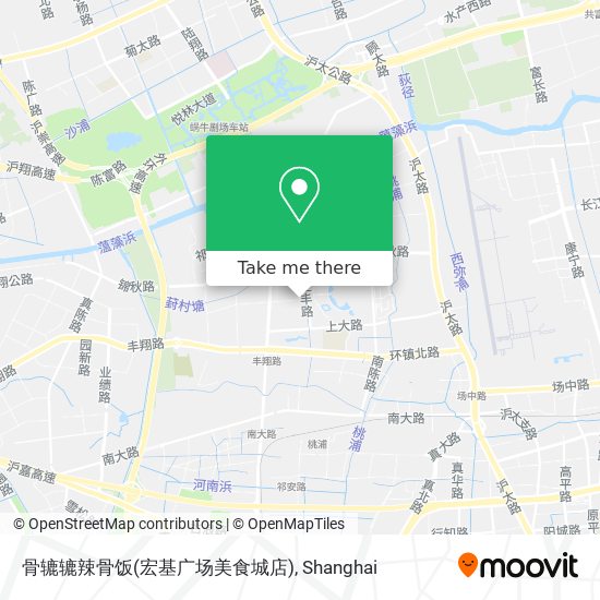 骨辘辘辣骨饭(宏基广场美食城店) map
