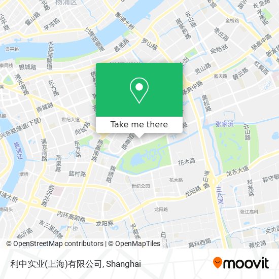 利中实业(上海)有限公司 map