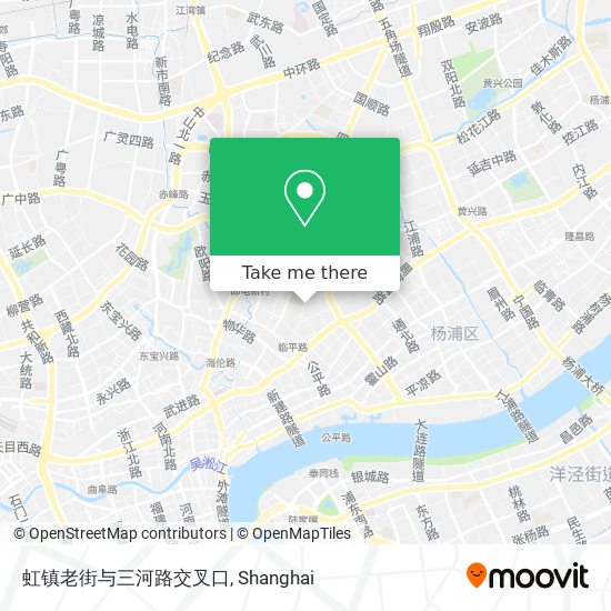 虹镇老街与三河路交叉口 map