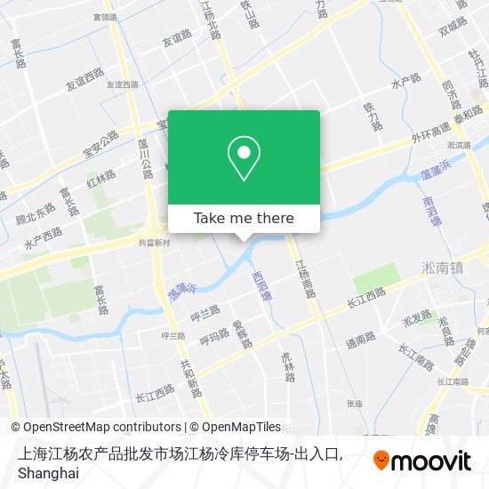 上海江杨农产品批发市场江杨冷库停车场-出入口 map