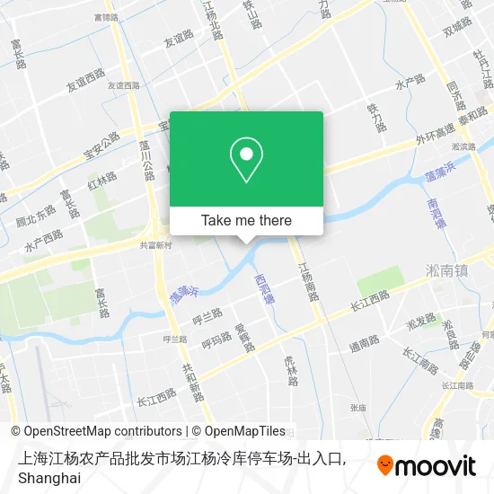 上海江杨农产品批发市场江杨冷库停车场-出入口 map
