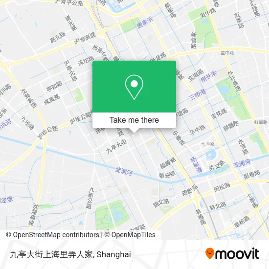 九亭大街上海里弄人家 map