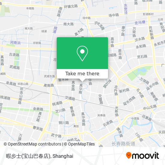 暇步士(宝山巴春店) map
