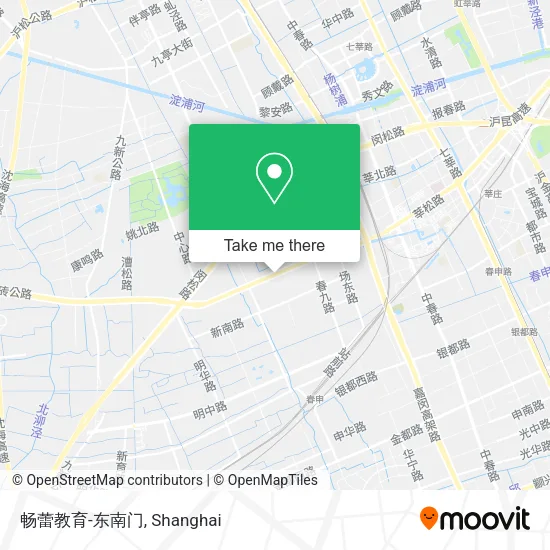 畅蕾教育-东南门 map
