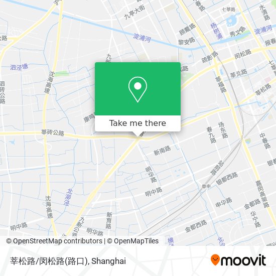 莘松路/闵松路(路口) map