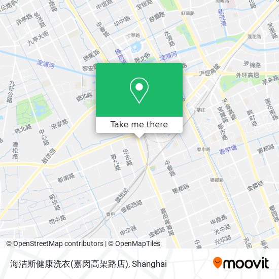 海洁斯健康洗衣(嘉闵高架路店) map