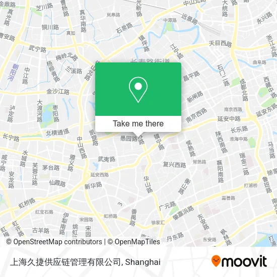 上海久捷供应链管理有限公司 map