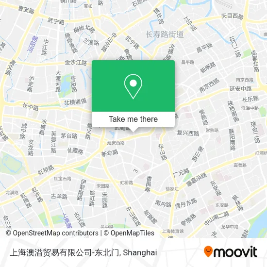 上海澳溢贸易有限公司-东北门 map