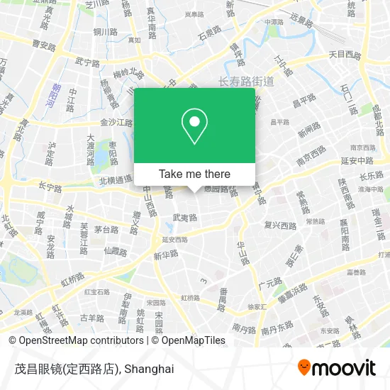 茂昌眼镜(定西路店) map