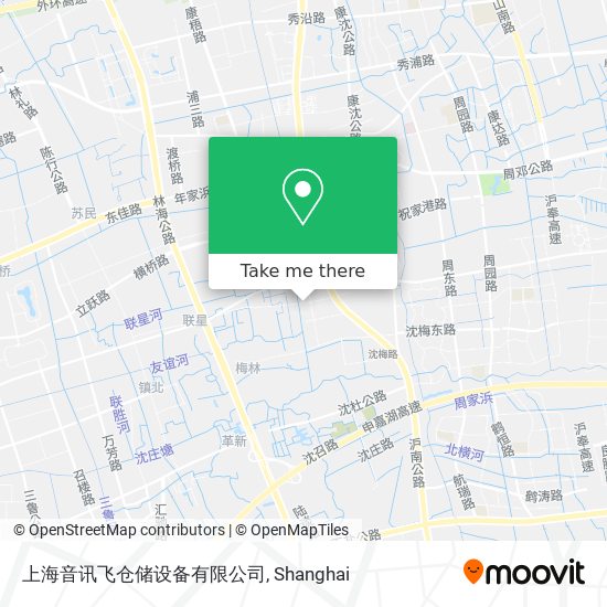 上海音讯飞仓储设备有限公司 map